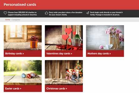 Another way to raise free funds is through purchasing some personalised cards for an occasion special to you! Visit www. cards.giveasyoulive.