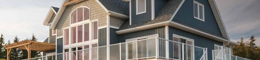 CURB APPEAL TIP: Choose the siding width and pattern that best matches the size and style of your home. A contemporary statement with homespun character.