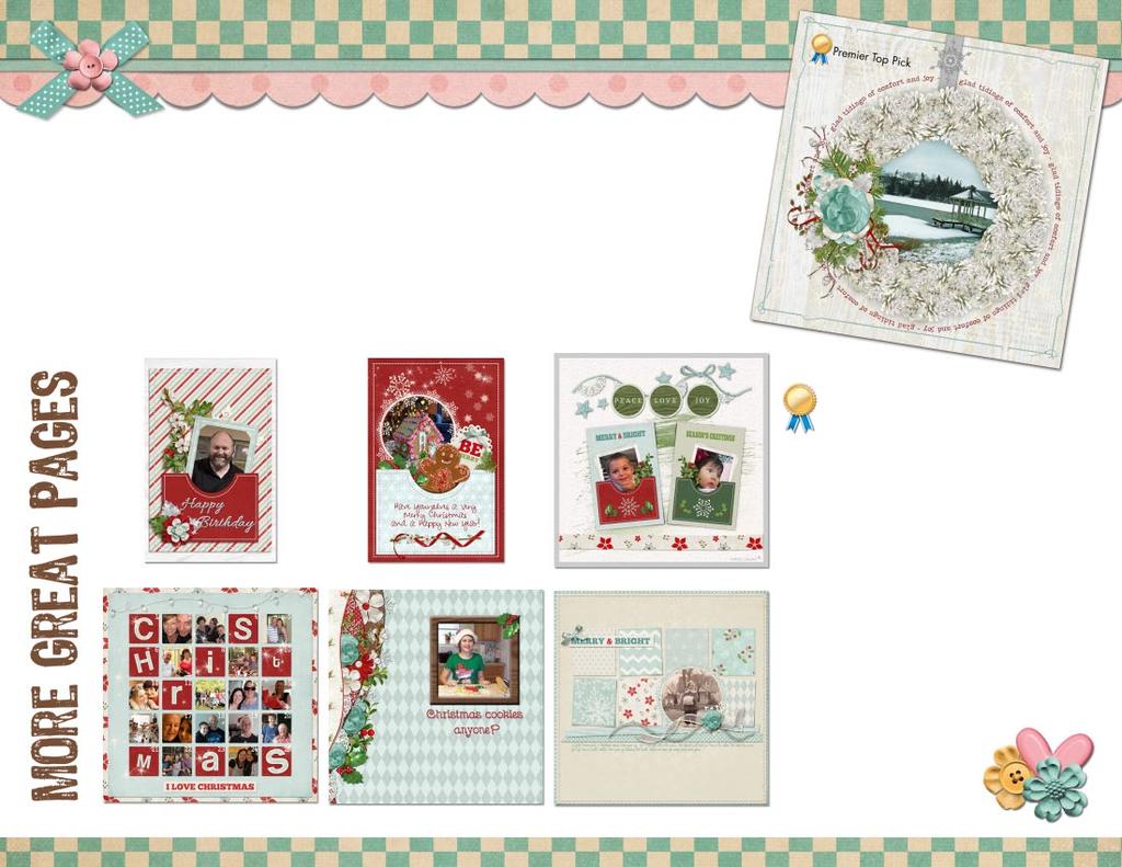 Top Picks Christmas Wishes December 2013 Christmas always seems to inspire our members to scale new heights in their scrapbooking.