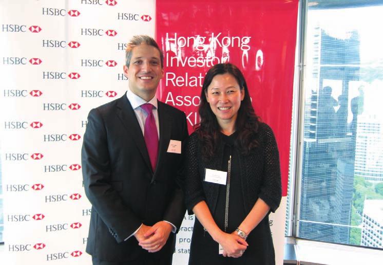 HSBC From Left to Right : Ms. Tiffany Cheung (Treasurer of HKIRA), Mr.