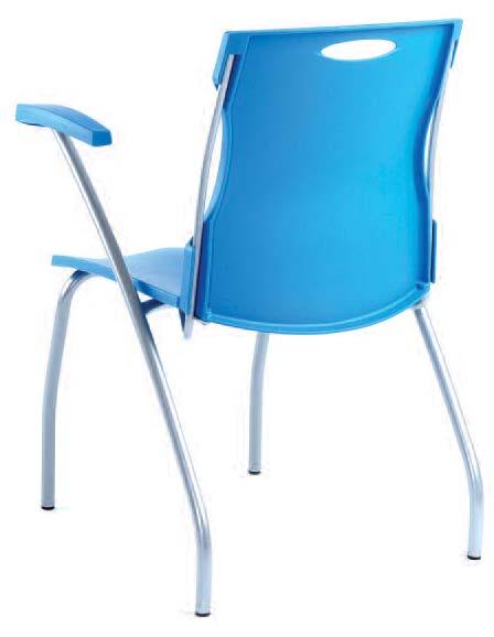 6547 Folding armchair, on castors, which nests   6550 