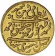 5423 Bengal Presidency, gold quarter mohurs, AH1202 type, Year 19, Murshidabad Mint, jeweller's copies (2.88, 2.19 grams), oblique milling on edge. Extremely fine.