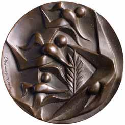 5550 Tokyo 1964, XVIII Olympiad, Official Medal of the Participants, in dark bronze  Some