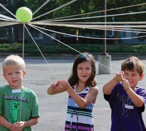 " Parent of a Camper NEW FLING, FLOAT, FLY Investigate how things move as you construct hovercrafts, mini-catapults, flying saucers, and rockets. 15-18, 1-4 p.m. 20-23, 1-4 p.m. ust 17-20, 1-4 p.m. JUNIOR ROBOTICS Explore robotics through games, programming, and building.