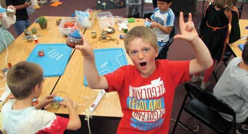 9-12 Years FRIDAY FUN DAYS NEW MACHINE MASH-UP Take electronics and other machines apart to see how they work; use the parts to make other machines or Frankentoys. 29-2, 9 a.m.-noon 27-30, 9 a.m.-noon NEW ORIGAMI ENGINEERING It s more than making cranes!