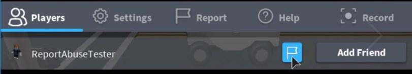 Reporting abuse in-game 1. Click on Menu button, located at the upper left of the screen. This icon looks like three lines stacked on top of each other. 2.