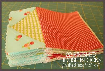 5" x 4.5" piece. Sew down the line and trim off the outer pieces. 2. Repeat on the other side. 3. Press.