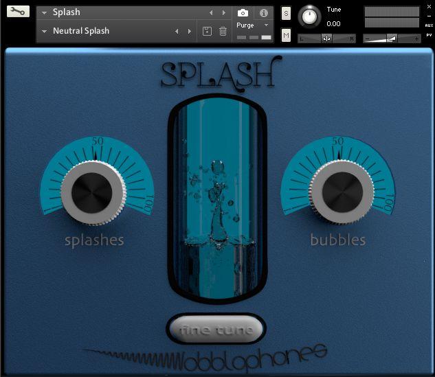 Splash Instrument Manual Thank you for buying Splash from Wobblophones! You will find two instruments in the Splash library: Splash and Nebulon Splash.