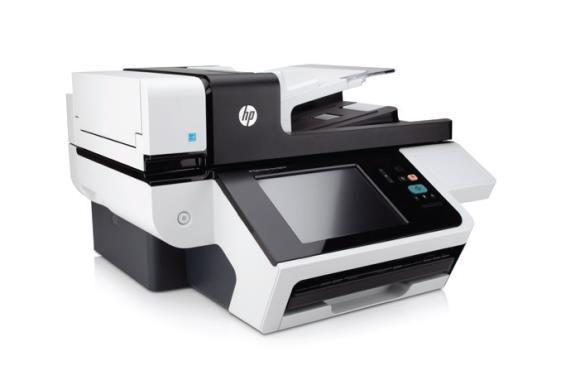 HP Digital Sender Flow 8500 fn1 Document Capture Workstation Up to 60 ppm/120 ipm Up to 600 dpi scan resolution 24-bit depth CAC included AES 256/FIPS 140/500 GB HDD Includes standard 4-year on-site,