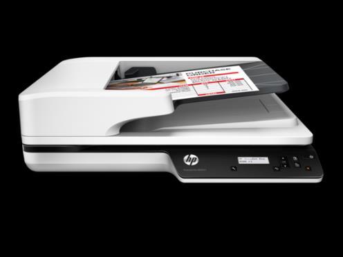 18 HP ScanJet Pro 3500 f1 Flatbed Scanner Up to 600 x 600 dpi (color and mono, ADF); Up to 1200 x 1200 dpi (color and mono, flatbed) 24-bit depth 2-line LCD; 5 buttons (Simplex/Duplex, Power, Cancel,