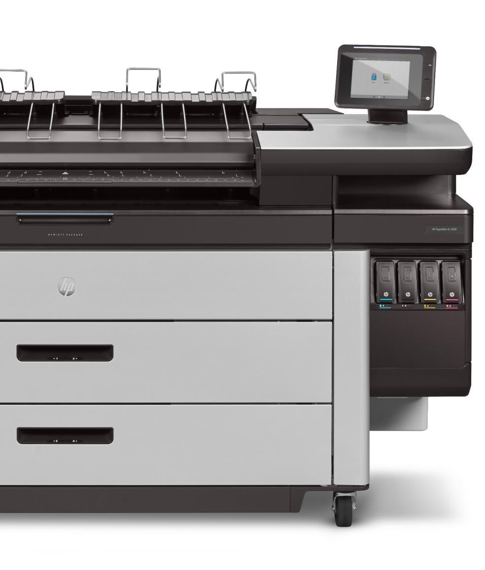 PageWide for Large Format/Plotting PageWide XL 4500 MFP / Printer Series Do the work of two printers with one faster and lower cost than LED.