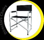 Galvinised Steel Folding Directors Chair (Branded Front, Back and