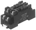 HG Relay Screw terminal socket for DIN rail assembly (with