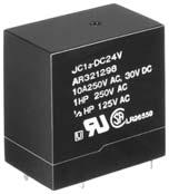 VDE JC COMPACT POWER RELAYS JC RELAYS..8 PC board type 9..78..97 SPECIFICATIONS en_ds : D..8 Plug-in type 9..78 3..7 Contact Arrangement Form A Form A Initial contact resistance, max.