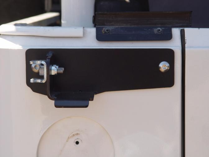 Figure 3 STEP 6: Assemble Tire Carrier Hinges 2 Heim Joints 2 ¼ X 1 ¼ Bolts 4 Heim Spacers 4 ¼ Bolts, nuts, and washers 2 ½ X 2 ½ Bolts, nuts and washers Thread the heim joints into the tire carrier