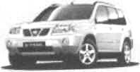 NISSAN T30 X-TRAIL WITH SUNROOF CARGO BARRIER FITTING INSTRUCTION PART NO 405500 YEARS OF MANUFACTURE MAY 2002 ONWARDS.
