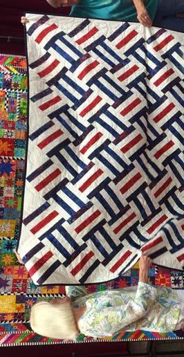 We could have a couple of workshops to create quilts.