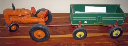 o Peter Mar Wood Tractor & Trailer