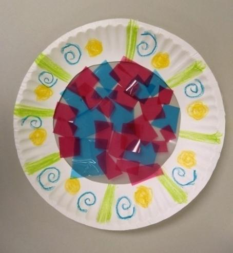 Eye to Eye: A New Look at the Dixon Collection Color Mix, Color Catch: Cellophane Collages Grade Level: Pre-K Materials: Paper Plates Contact Paper Colored Cellophane Crayons About the Artist: Marc