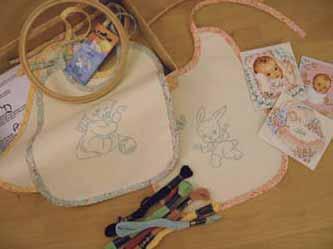 Treasures Baby Bib Kit Everything needed to create a special gift for