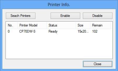 PrintModule Screen The PrintModule screen displays the job information, a description of the job, the output format, the total number of prints, the order date and the printing progress.
