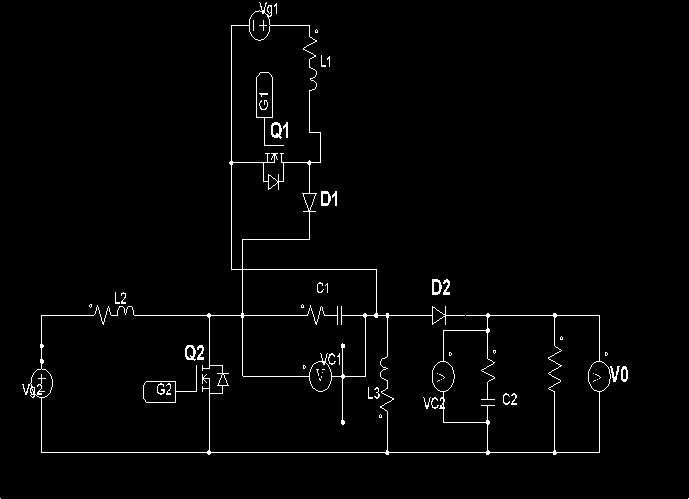 () imple control trategy, with or without overlap of uty ratio ignal, a there are only two witching evice nee to be controlle. Fig.. Two-input c-c converter circuit iagram.