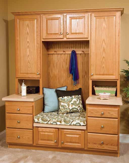 Built-In Storage Solutions A Ritz-Craft Custom Design Option Ritz-Craft s Built-In Storage Solutions are a custom design option provided by Legacy Crafted Cabinets.