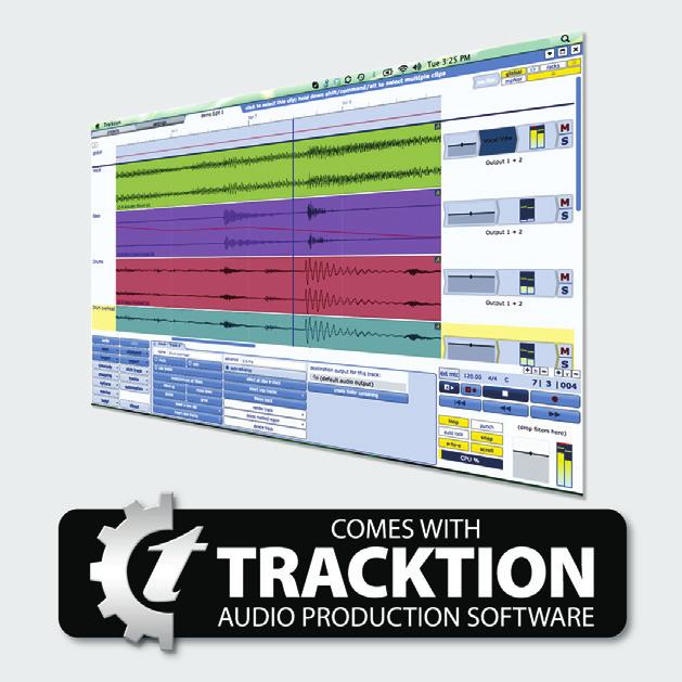 Because you ll want to take full advantage of the s recording and podcasting potential, we ve included all the software you ll need for audio recording, editing and even podcasting all free of charge