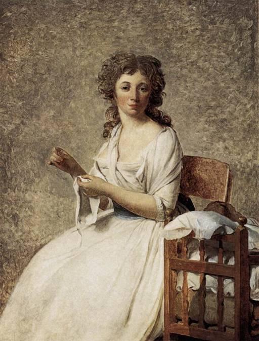 The MARQUISE DE PASTORET (1792) who was imprisoned, and MME CHALGRIN who was guillotined, both elicit all David s sympathy.