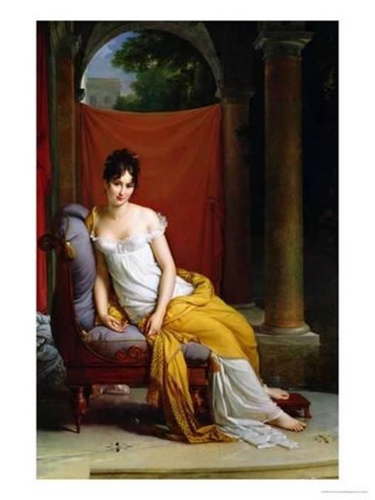 MADAME RECAMIER BY FRANCOIS GERARD: A lady s magazine of the period lauded the elegance of Juliette s couture.