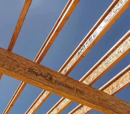 Wide Nailing Surface Uniform and Predictable Lightweight for Fast Installation Resource Efficient Available in Long Lengths Limited Product Warranty TRUS JOIST TJI JOISTS Trus Joist TJI Joists are