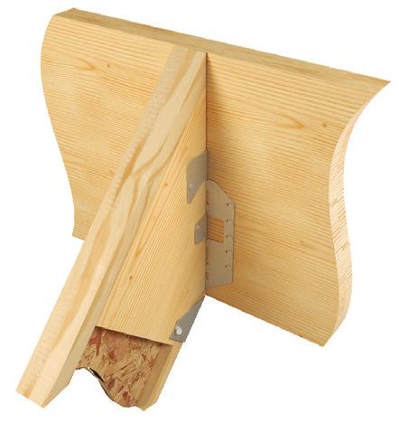 Slope/Skew Hangers The LSSH series connects rafters to ridge beams in vaulted roof structures. This series is field adjustable to meet a variety of skew and/or slope applications.