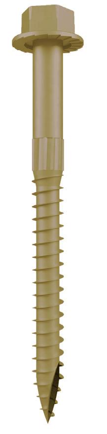 General Installation WS Series Wood Screw Applications - Joining, 3, or 4 Ply Microllam LVL Members 3/8" Installation: Screws are