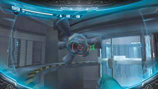 Hit them with several Beam blasts or a Normal Missile to destroy them. Once the room is clear, go through the hatch on the left side of the bottom floor.