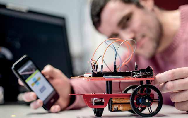 The courses in the Department of Electronic and Mechanical Engineering are aimed at students who are curious about how to design and use technology to solve real world problems.