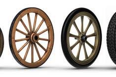 The Wheel Before the invention of the wheel in 3500 B.C., humans were severely limited in how much stuff we could transport over land, and how far.