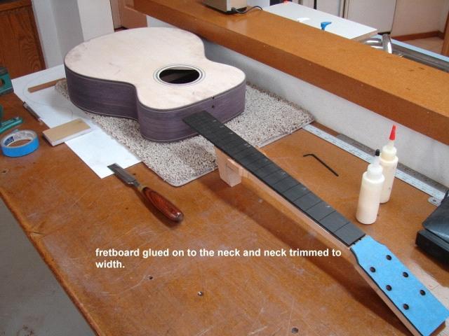 Trimmed - the heel block prevents trimming the entire