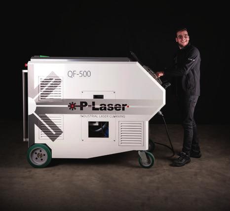 20 PRODUCTS QF-500-1000 HIGH POWER LASER CLEANING P-Laser s High Power systems are truely state-of-the-art machines that combine high pulse power with large surface coverage.