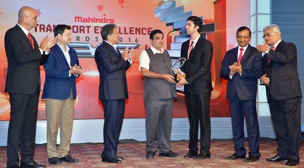 YOUTH TRANSPORT PERSONALITY OF THE YEAR Mr. Jeehan Adil Kotwal, Chief Executive Officer, JFK Transporters Pvt. Ltd.