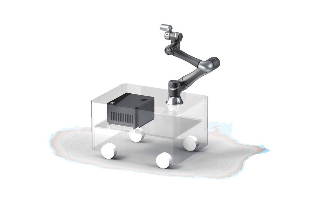 TM Mobile Series The ultimate solution for integrating collaborative robots with automation transfer vehicles TM5M, TM12M, TM14M Highly flexible and compatible thanks to DC.