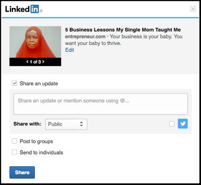 11 LinkedIn Share Article LinkedIn is a terrific platform to make new business connections.