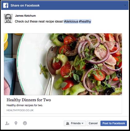 08 Facebook Share Article In just 3 clicks, you can easily share content through your profile to your audience and the