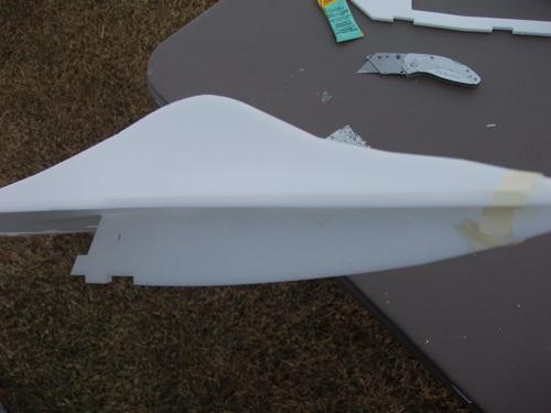 3. Next, let s get the canopy and forward lower fuse pieces and connect them.