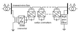 Figure 1: Basic Configuration of DPFC Advantages of DPFC The Distributed Power Flow Controller has the following advantages in comparison with UPFC, such as: 1) High reliable to control The