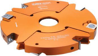 2 Piece Adjustable Grooving Sets 694.021-694.022 These cutter heads are the ideal tools to create precision slots and grooves on material from 14 to 39 deep.