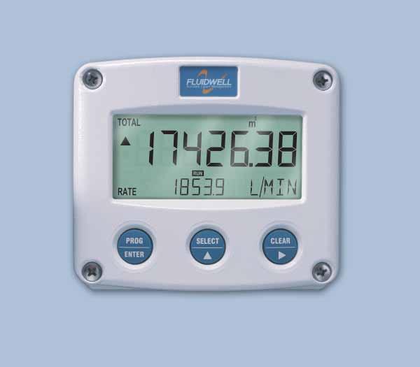 3" alphanumeric display Status indication Rugged micro-switch keys Typical F-Series Interface Sturdy aluminum enclosure IP67, NEMA 4X Batch Controllers/Dispensers Five different