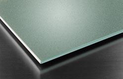 extra-white Float glass with very low iron oxide content.