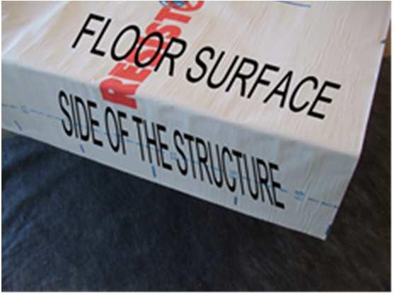 There are three (3) available options: A- When covering the surface of the floor but not the sides: Install the self-adhesive membrane to cover the entire surface of the floor right up to its outer