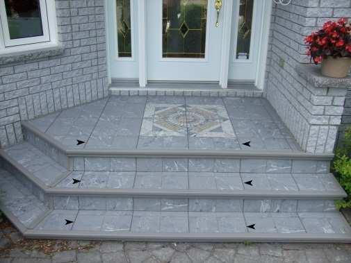 Cut any part of the steps and risers that stick out beyond the stringer on either side.