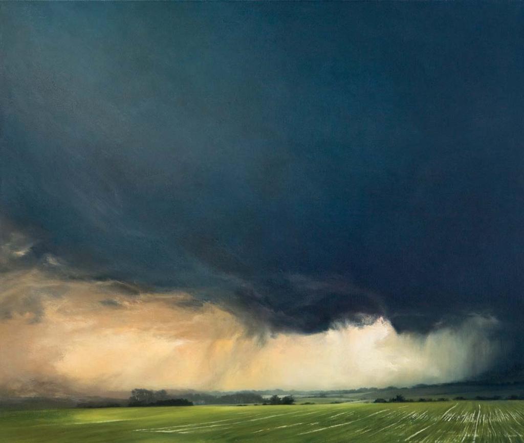 STORM I OIL ON CANVAS /